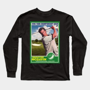 Shooter McGavin Retro 1996 Tour Championship Trading Card Long Sleeve T-Shirt